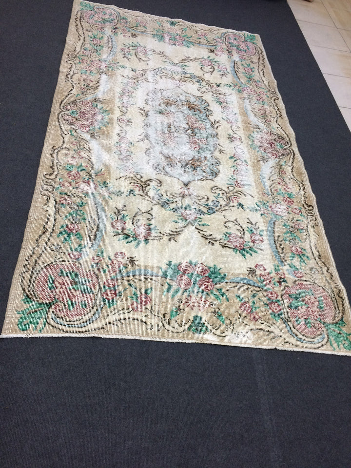 Turkish Oushak Rug 'see title' Hand-Knotted | No. WR25504