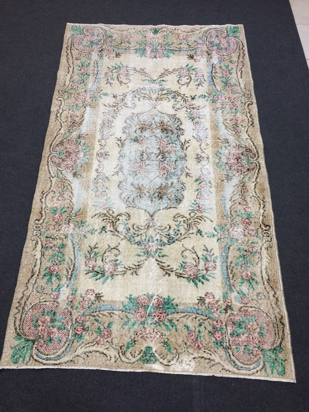 Turkish Oushak Rug 'see title' Hand-Knotted | No. WR25504