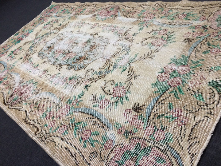 Turkish Oushak Rug 'see title' Hand-Knotted | No. WR25504