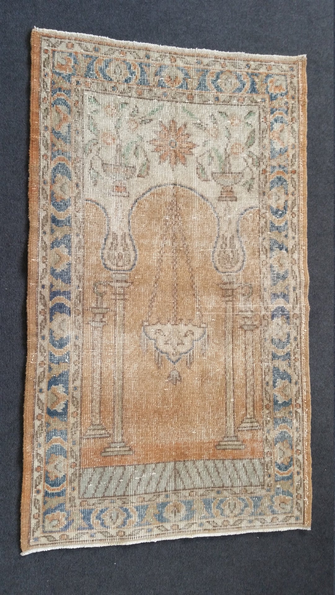 Turkish Oushak Rug 2'7" x 12'1" Hand-Knotted