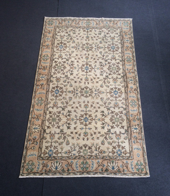 Turkish Oushak Rug Hand-Knotted