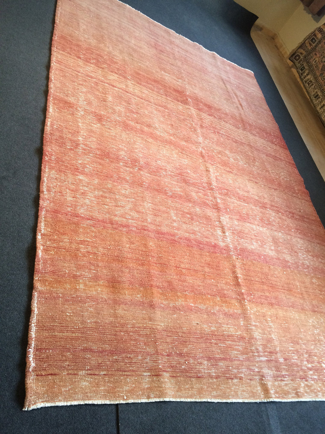 Turkish Oushak Rug 5'2" x 8'2" Hand-Knotted view 9