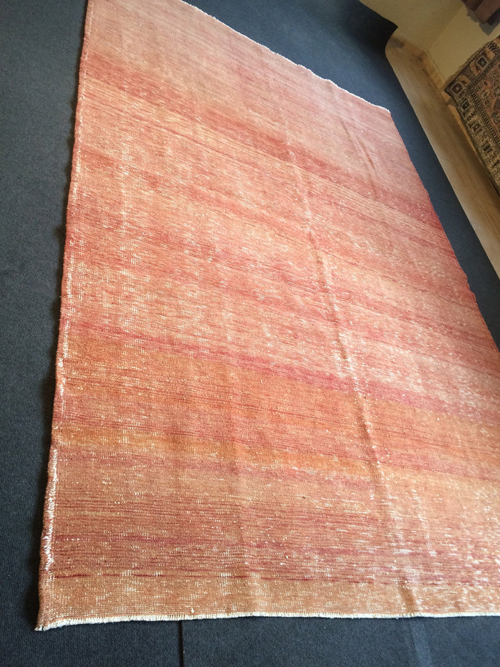 Turkish Oushak Rug 5'2" x 8'2" Hand-Knotted view 9