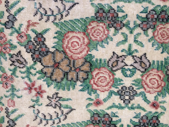 Green Turkish Oushak Rug 2'7" x 9'10" Hand-Knotted | No. WR64404