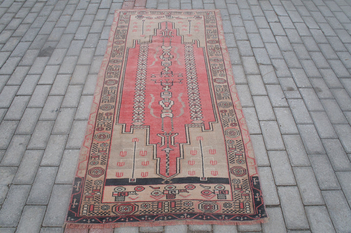 Turkish Oushak Runner Rug Hand-Knotted view 9