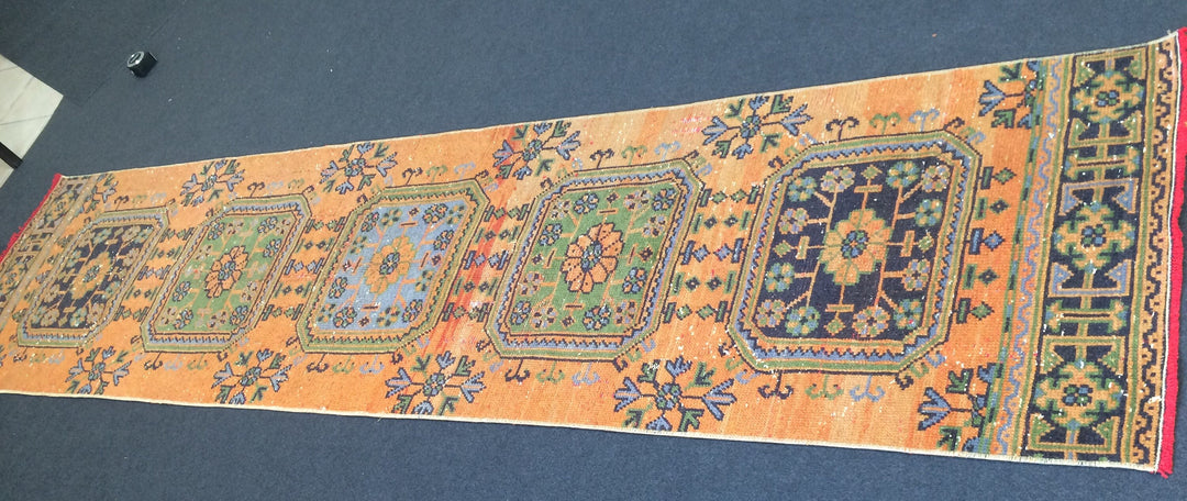 Rust Turkish Ziegler Rug Hand-Knotted view