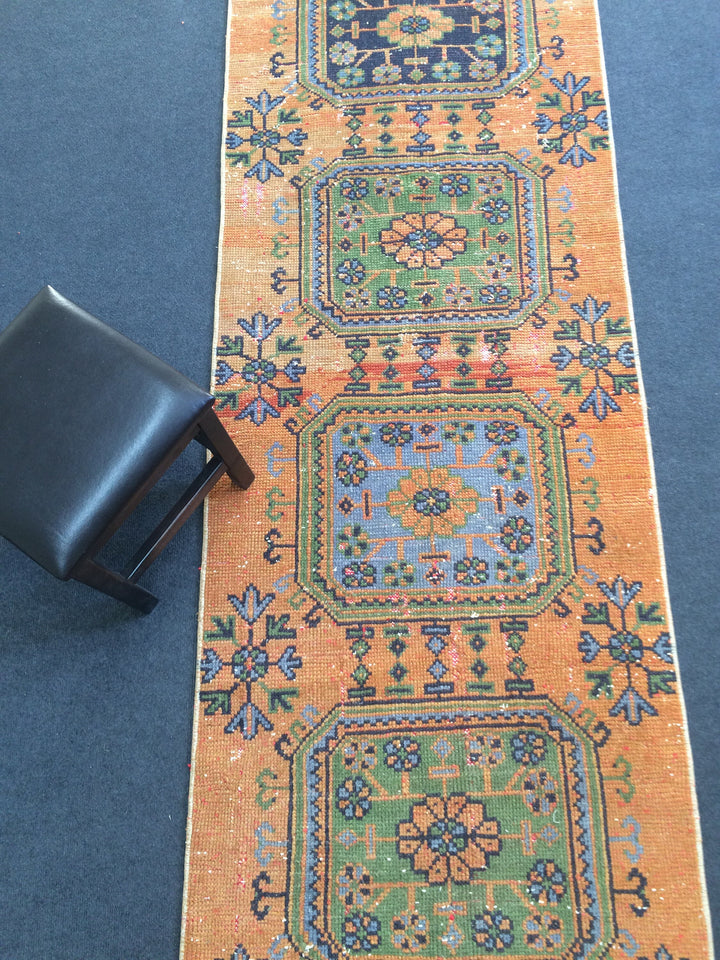 Rust Turkish Ziegler Rug Hand-Knotted border