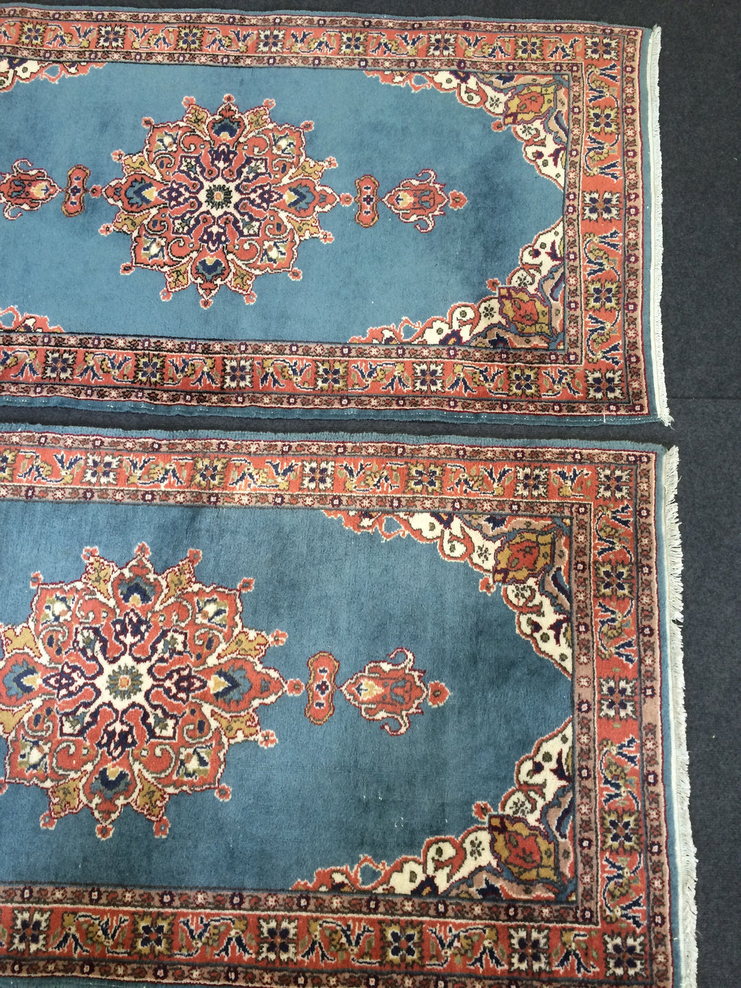 Blue Turkish Runner Rug 2' 9" x 5' 4" Hand-Knotted | No. WR27889