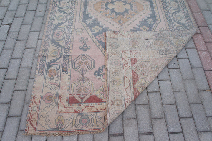 Turkish Oushak Rug 4' x 8' Hand-Knotted view 9