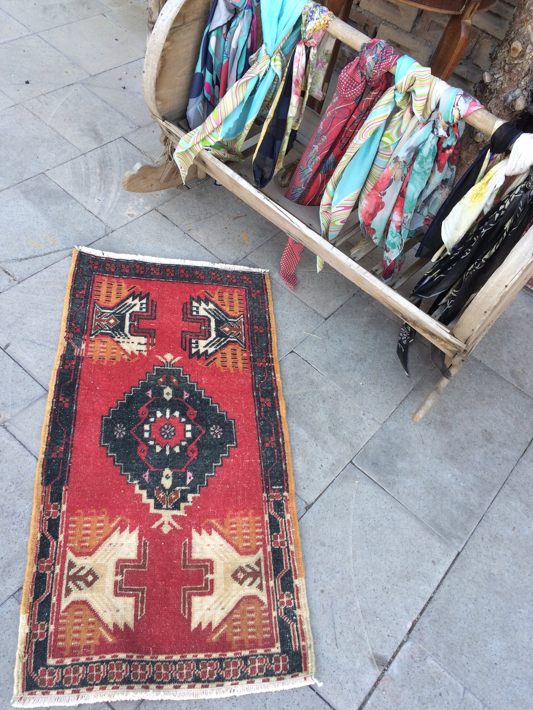 Turkish Oushak Rug Hand-Knotted pattern