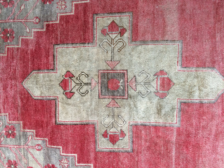 Turkish Oushak Rug 5'2" x 8'0" Hand-Knotted field