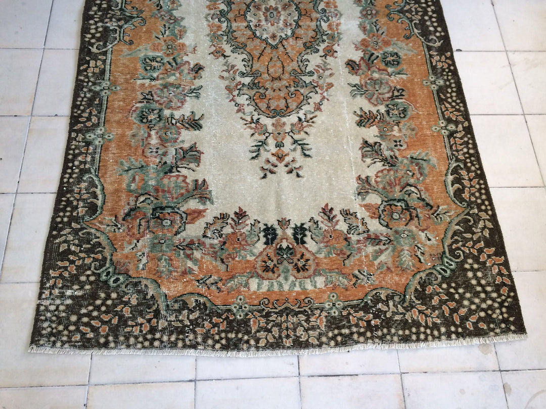 Turkish Oushak Rug Hand-Knotted | No. WR38661