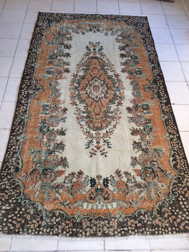 Turkish Oushak Rug Hand-Knotted | No. WR38661