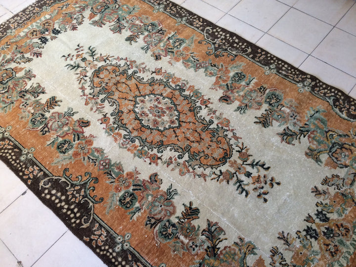 Turkish Oushak Rug Hand-Knotted | No. WR38661