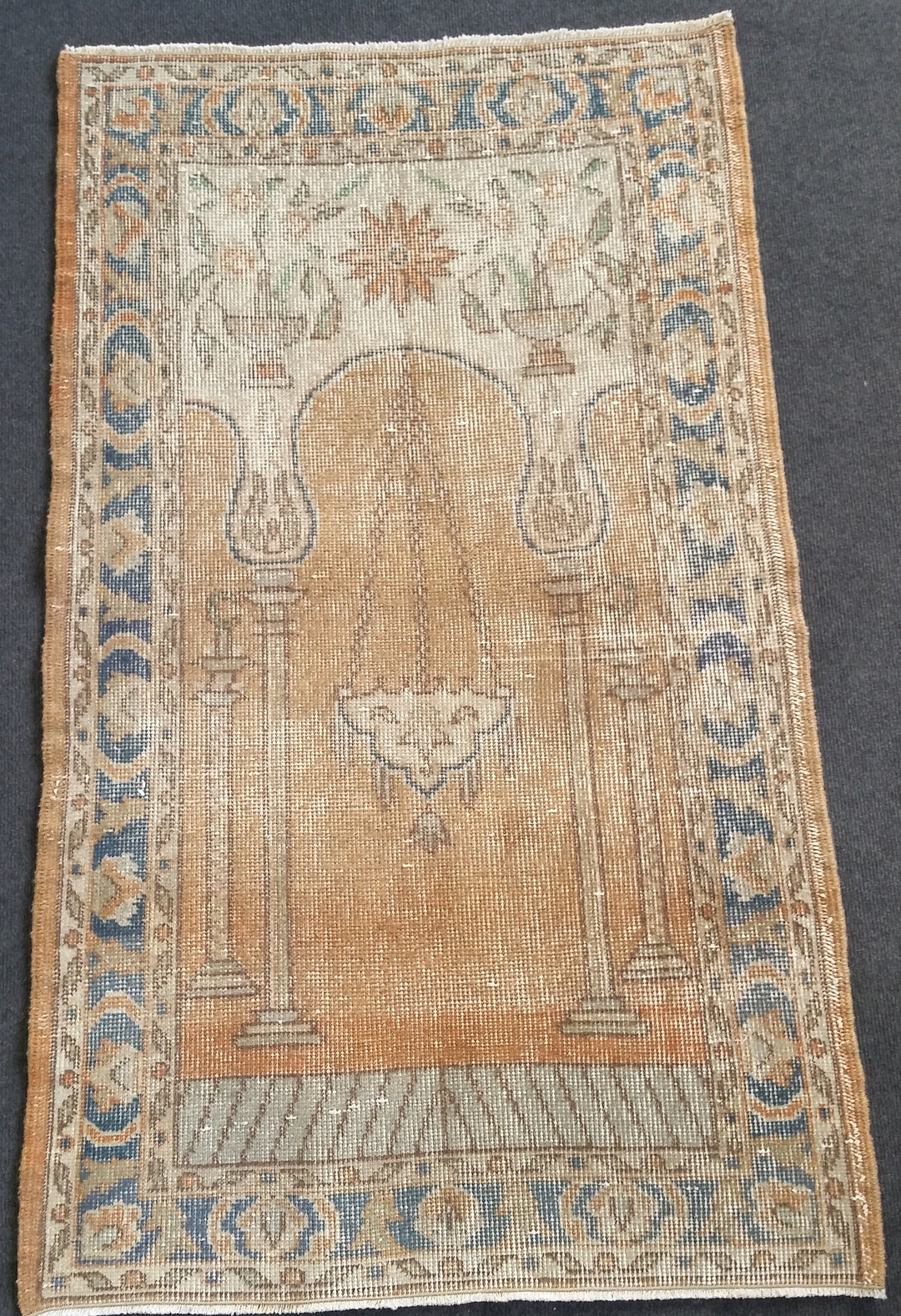 Turkish Oushak Rug 2'7" x 12'1" Hand-Knotted view 9