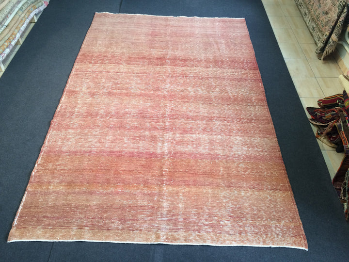 Turkish Oushak Rug 5'2" x 8'2" Hand-Knotted