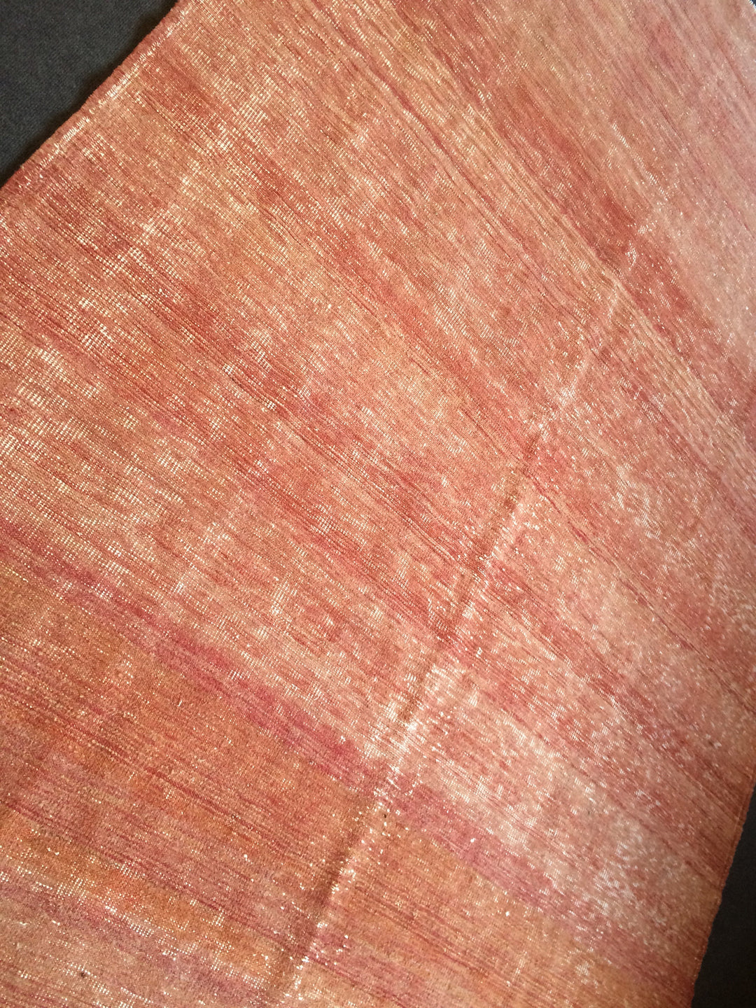 Turkish Oushak Rug 5'2" x 8'2" Hand-Knotted texture