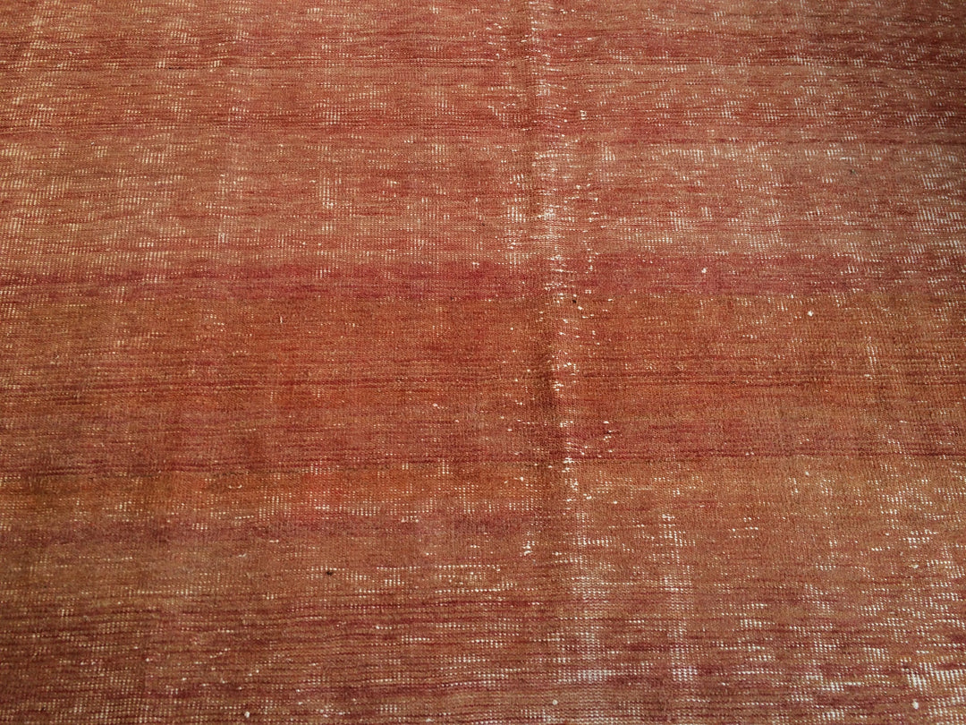 Turkish Oushak Rug 5'2" x 8'2" Hand-Knotted border