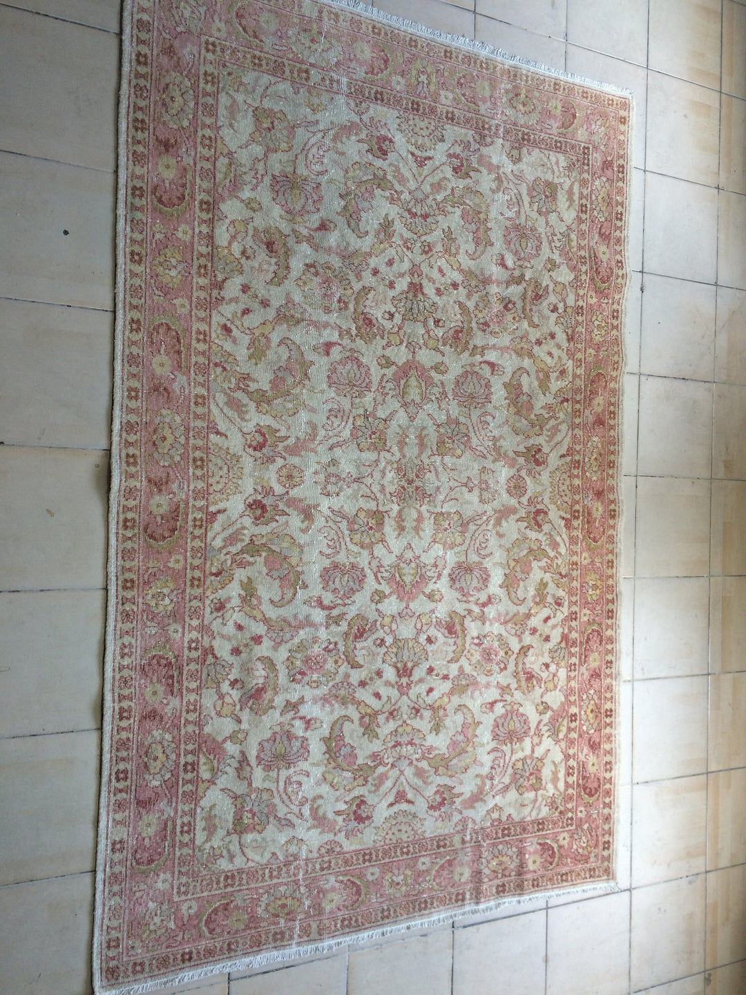 Turkish Runner Rug 5' 4" x 8' 4" Hand-Knotted view