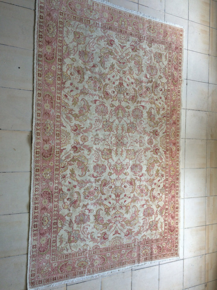 Turkish Runner Rug 5' 4" x 8' 4" Hand-Knotted view