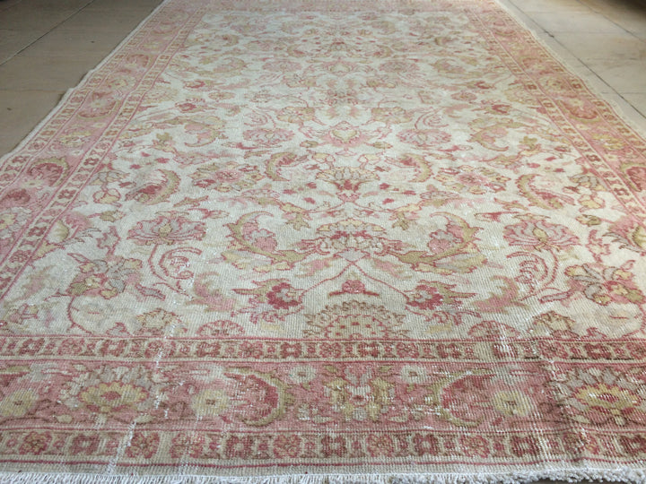 Turkish Runner Rug 5' 4" x 8' 4" Hand-Knotted reverse