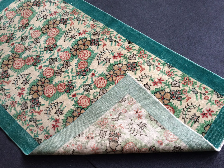Green Turkish Oushak Rug 4' x 7' Hand-Knotted | No. WR97668