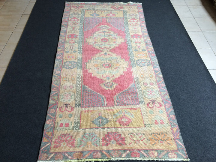 Rust Turkish Oushak Rug Hand-Knotted view