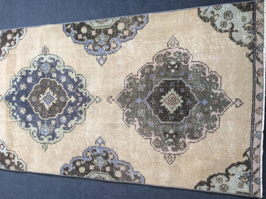 Turkish Runner Rug 3' x 12' 2" Hand-Knotted view