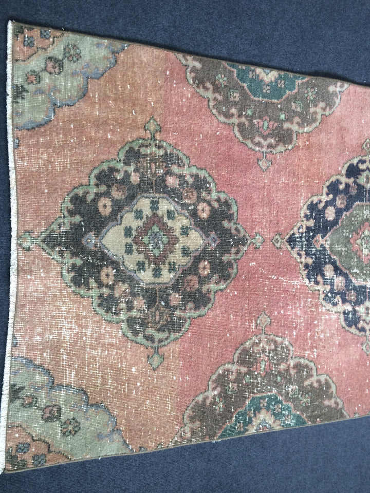Turkish Runner Rug 3' 4" x 8' 7" Hand-Knotted view
