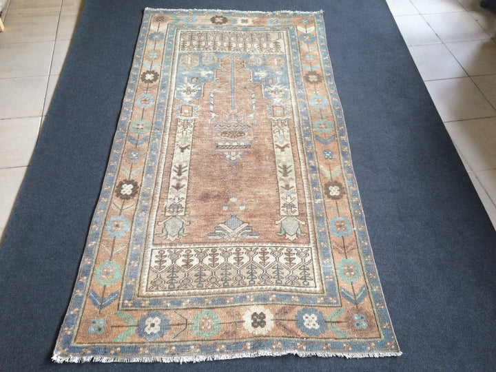 Rust Turkish Oushak Rug Hand-Knotted view 9