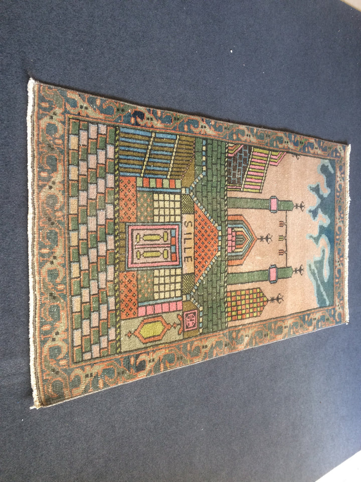 Turkish Oushak Rug 3'7" x 5'3" Hand-Knotted view