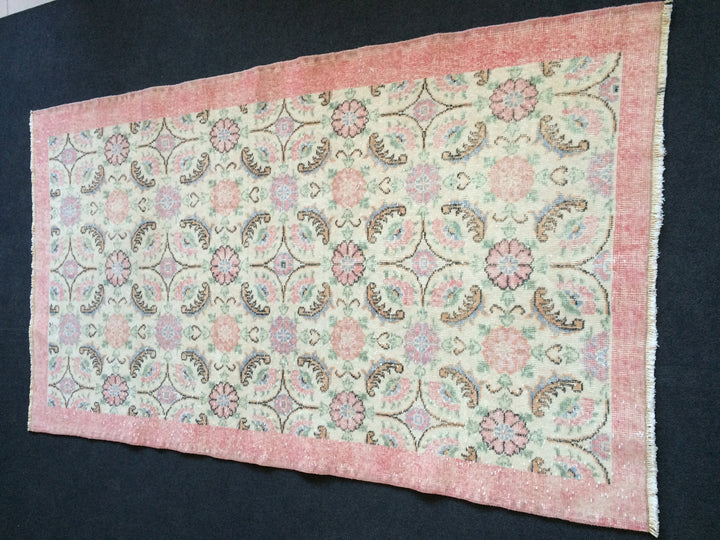 Turkish Oushak Rug 2'7" x 9'10" Hand-Knotted view