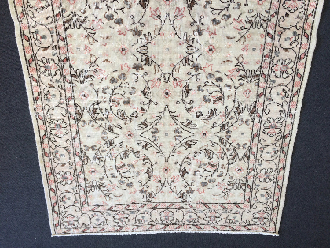 Turkish Oushak Rug 10'6" x 14'2" Hand-Knotted pattern