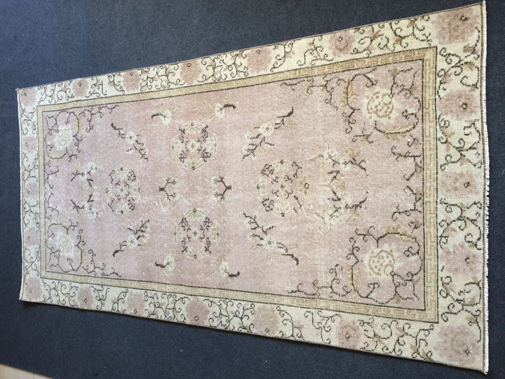 Turkish Oushak Rug 2'6" x 9'10" Hand-Knotted view
