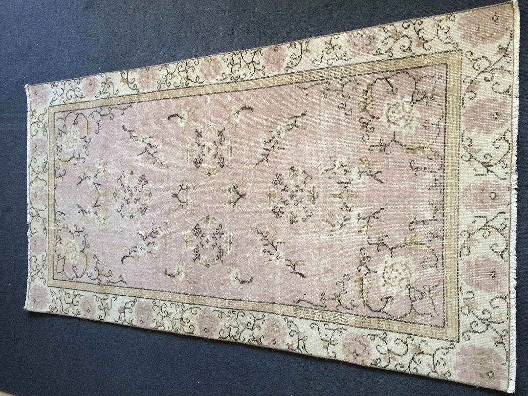Rust Turkish Oushak Rug 2'8" x 9'11" Hand-Knotted view
