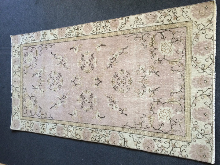 Rust Turkish Oushak Rug 2'8" x 9'11" Hand-Knotted view