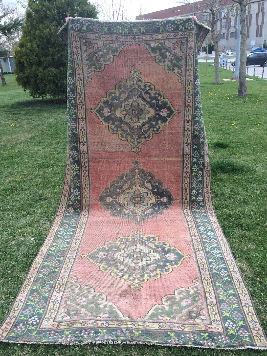Turkish Oushak Rug 5' x 10' 4" Hand-Knotted view 9