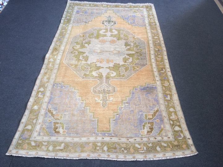 Turkish Oushak Rug 2'6" x 10'0" Hand-Knotted