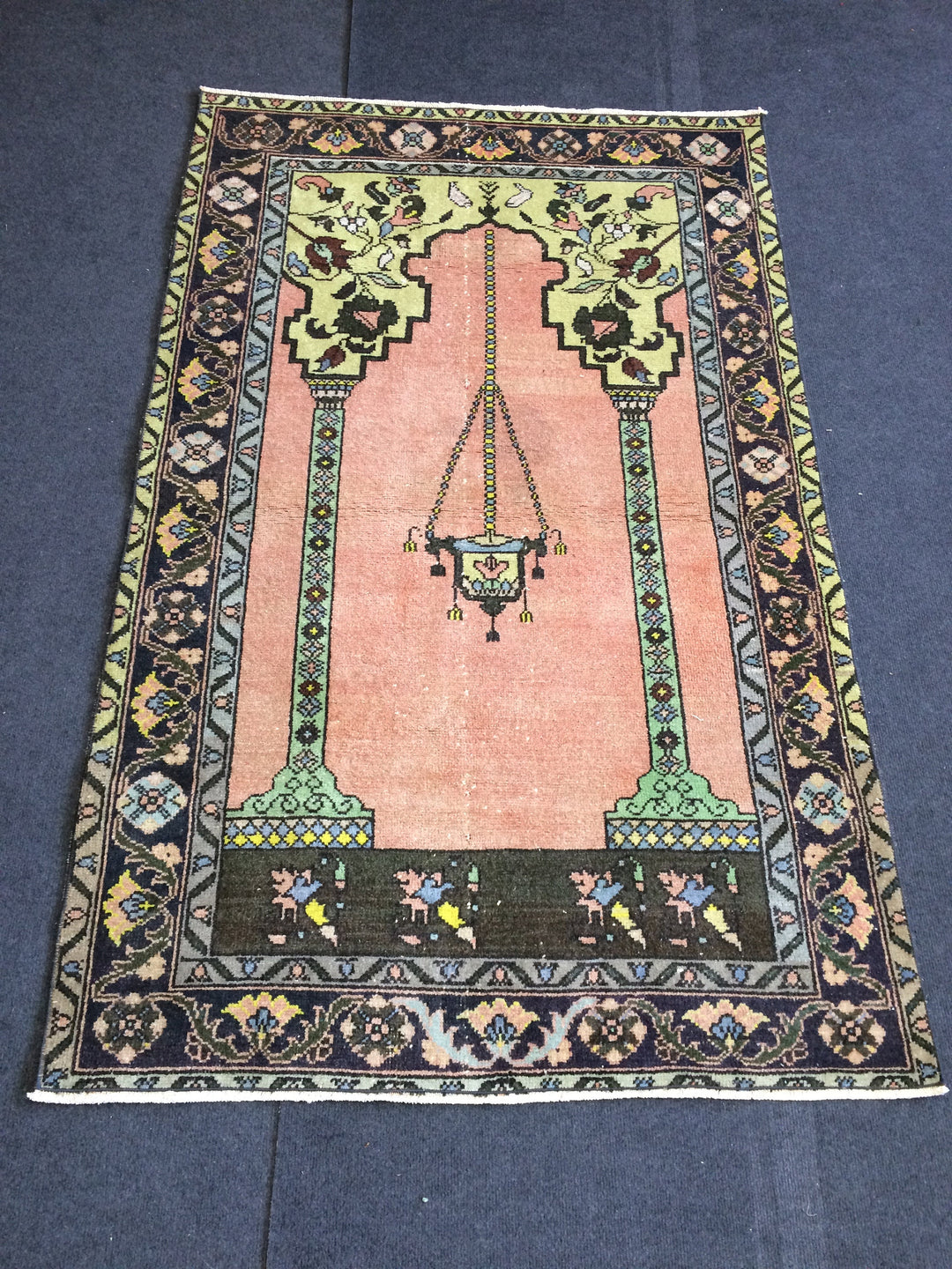 Rust Turkish Oushak Rug 2'7" x 9'10" Hand-Knotted view