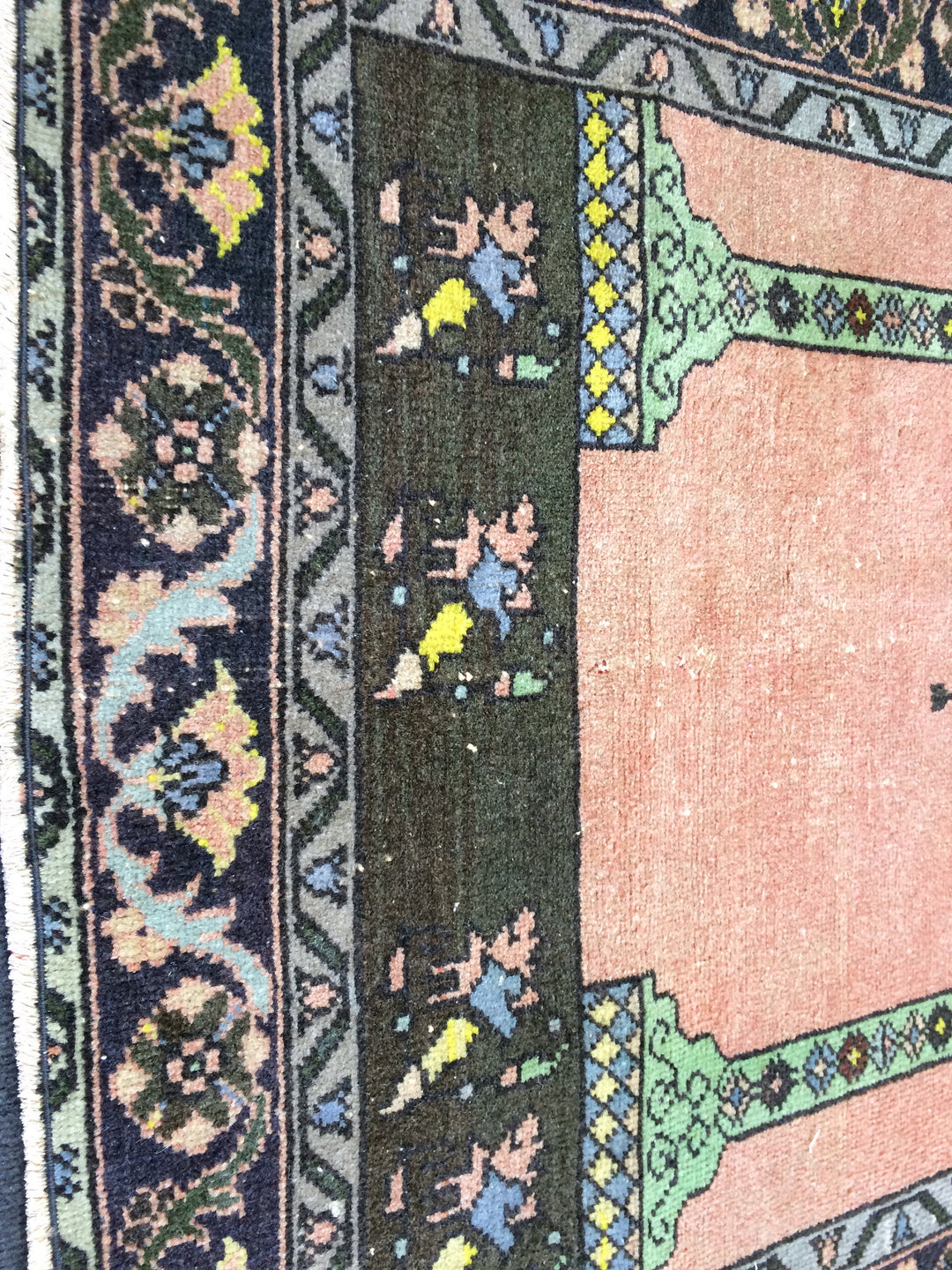 Rust Turkish Oushak Rug 2'7" x 9'10" Hand-Knotted view 9