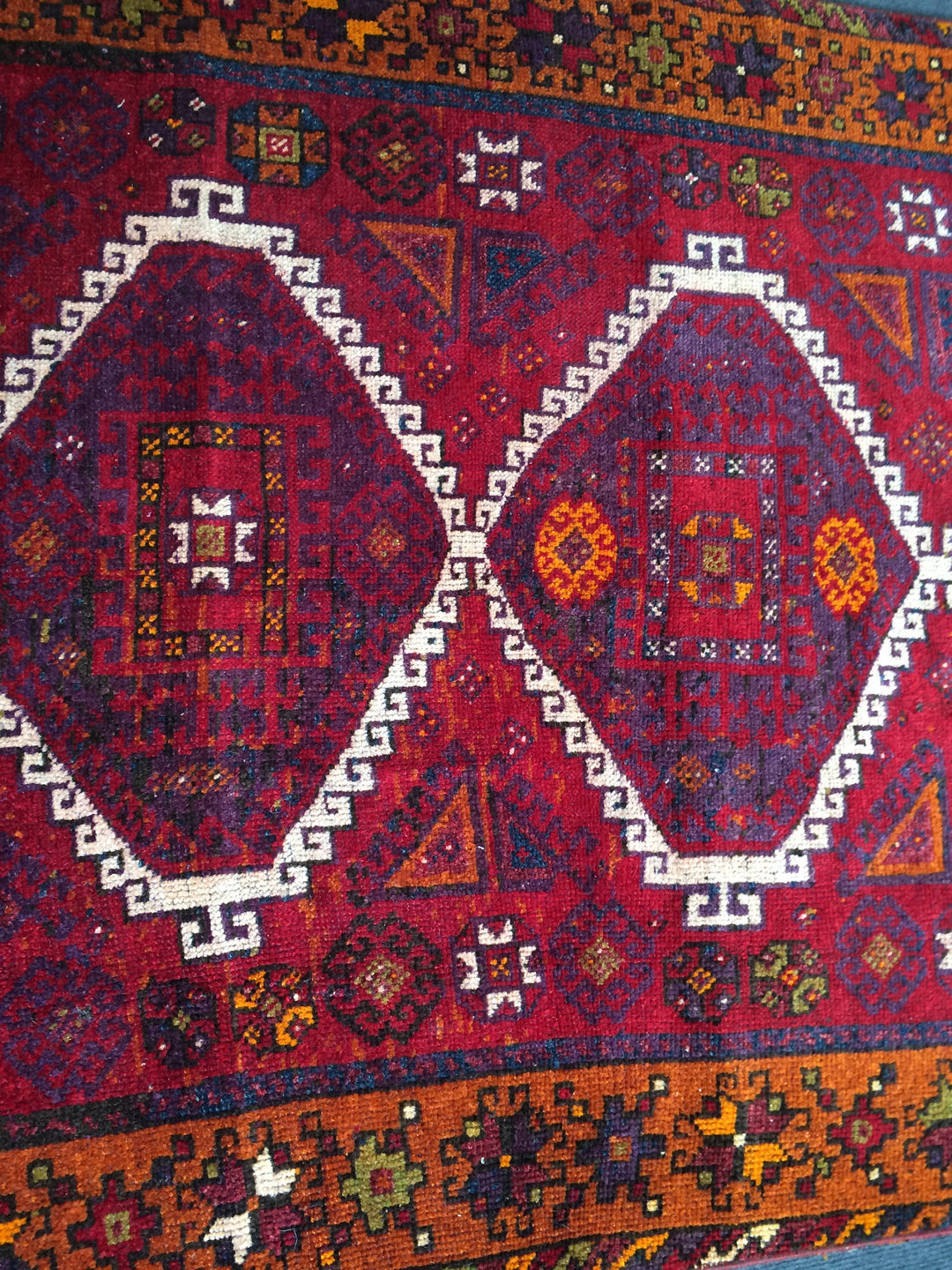 Beige Turkish Runner Rug 3' 11" x 9' 10" Hand-Knotted view 9