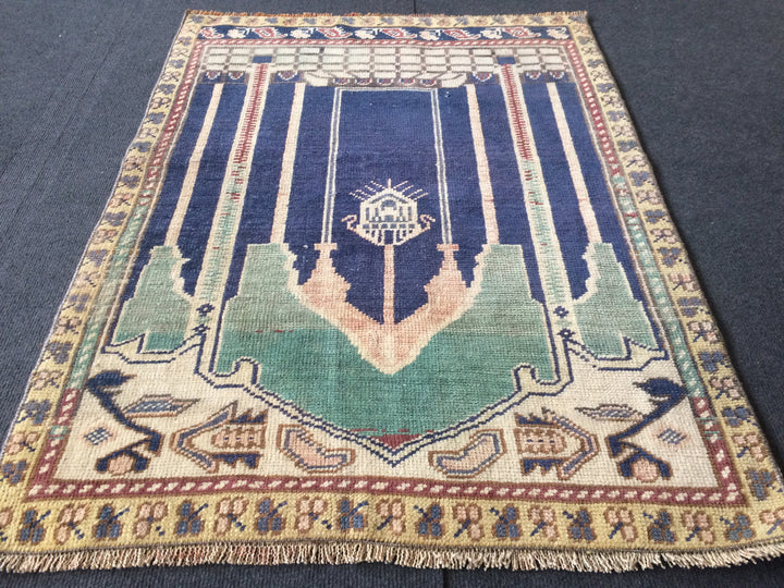 Rust Turkish Oushak Rug Hand-Knotted