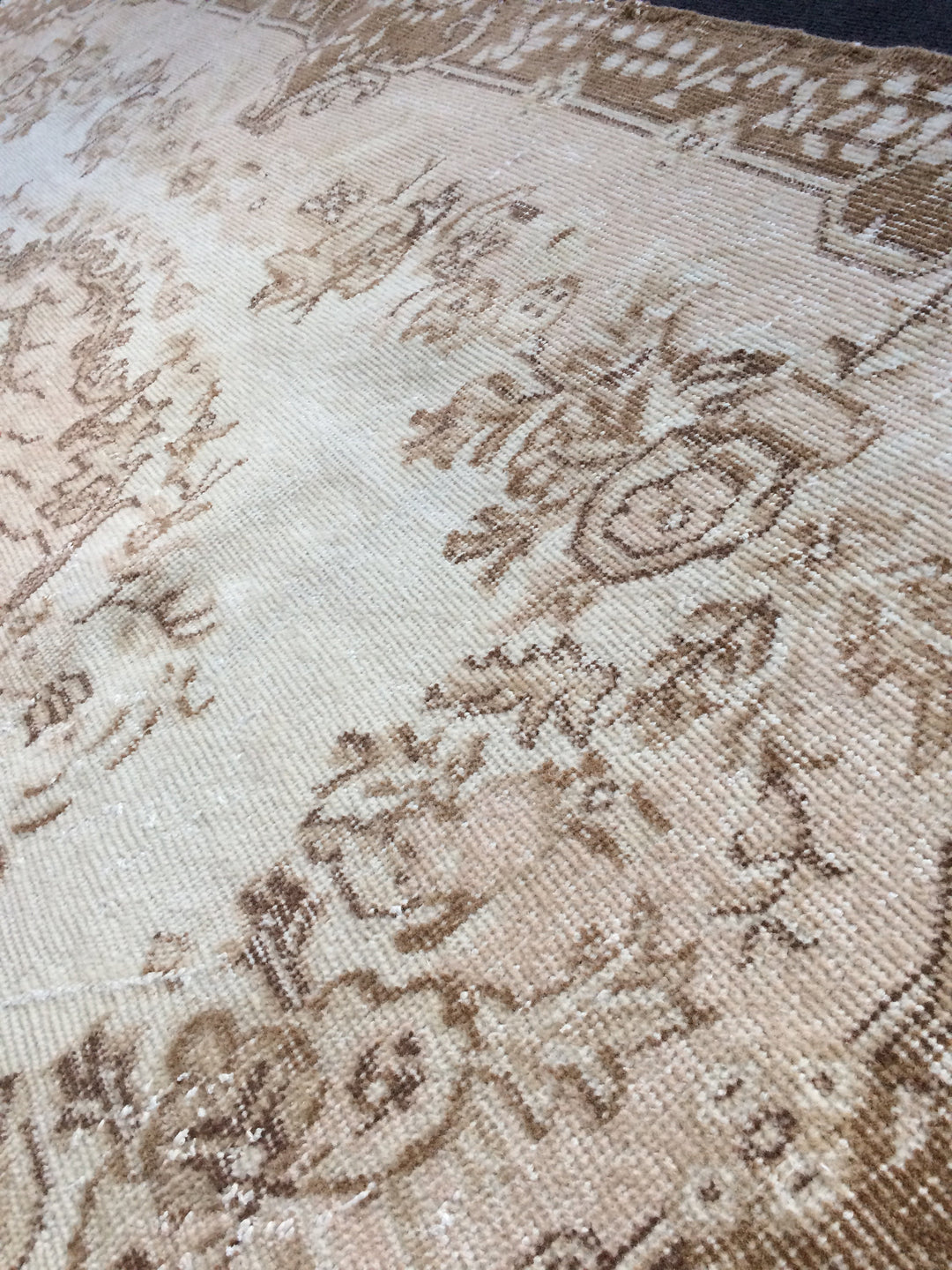 Rust Turkish Runner Rug 4' x 7' Hand-Knotted view 9