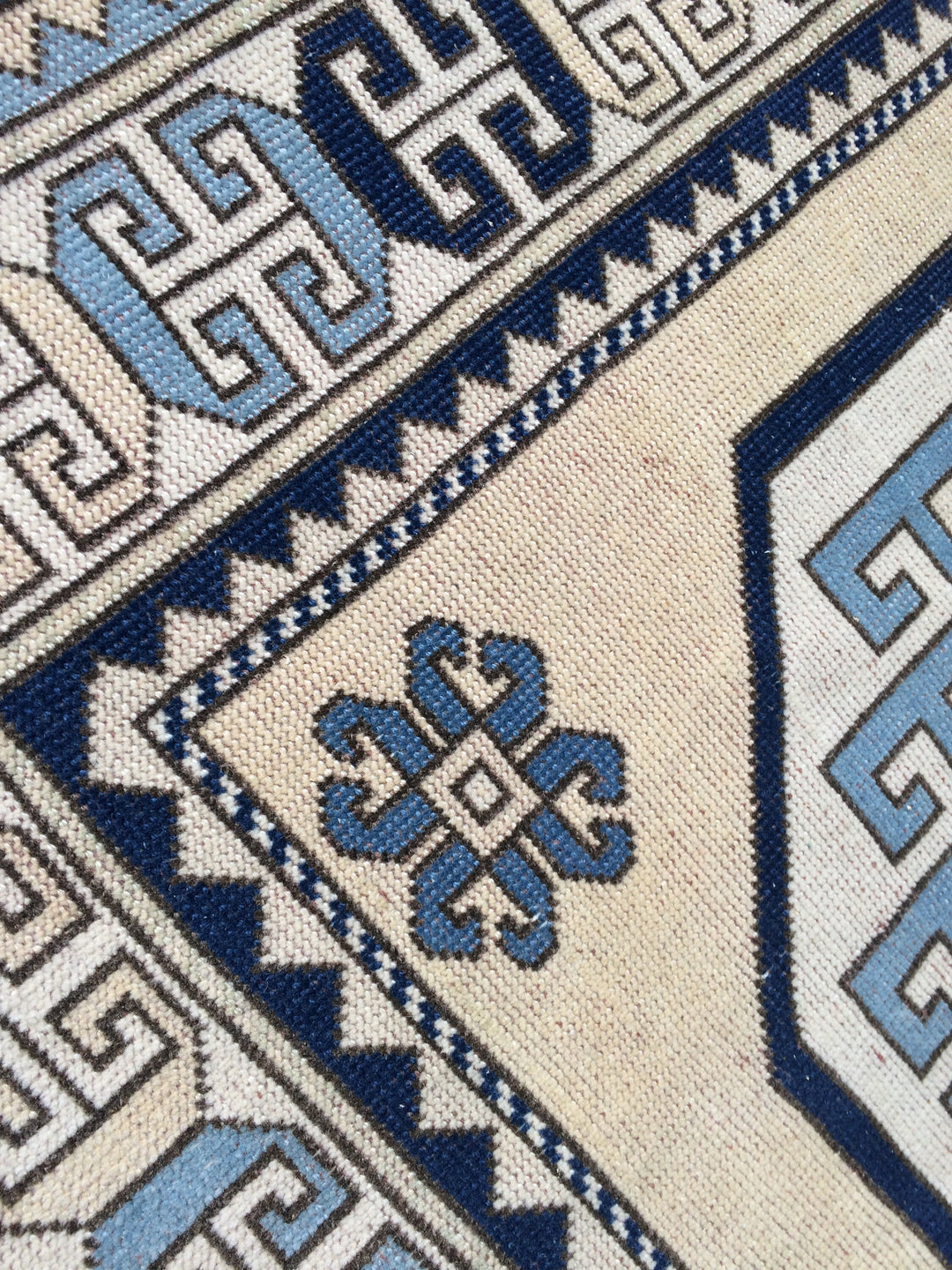 Blue Turkish Oushak Rug 5' 4" x 7' 9" Hand-Knotted | No. WR71903