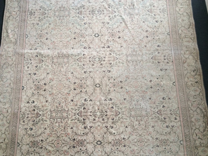 Rust Turkish Oushak Rug 6' x 9' 4" Hand-Knotted view