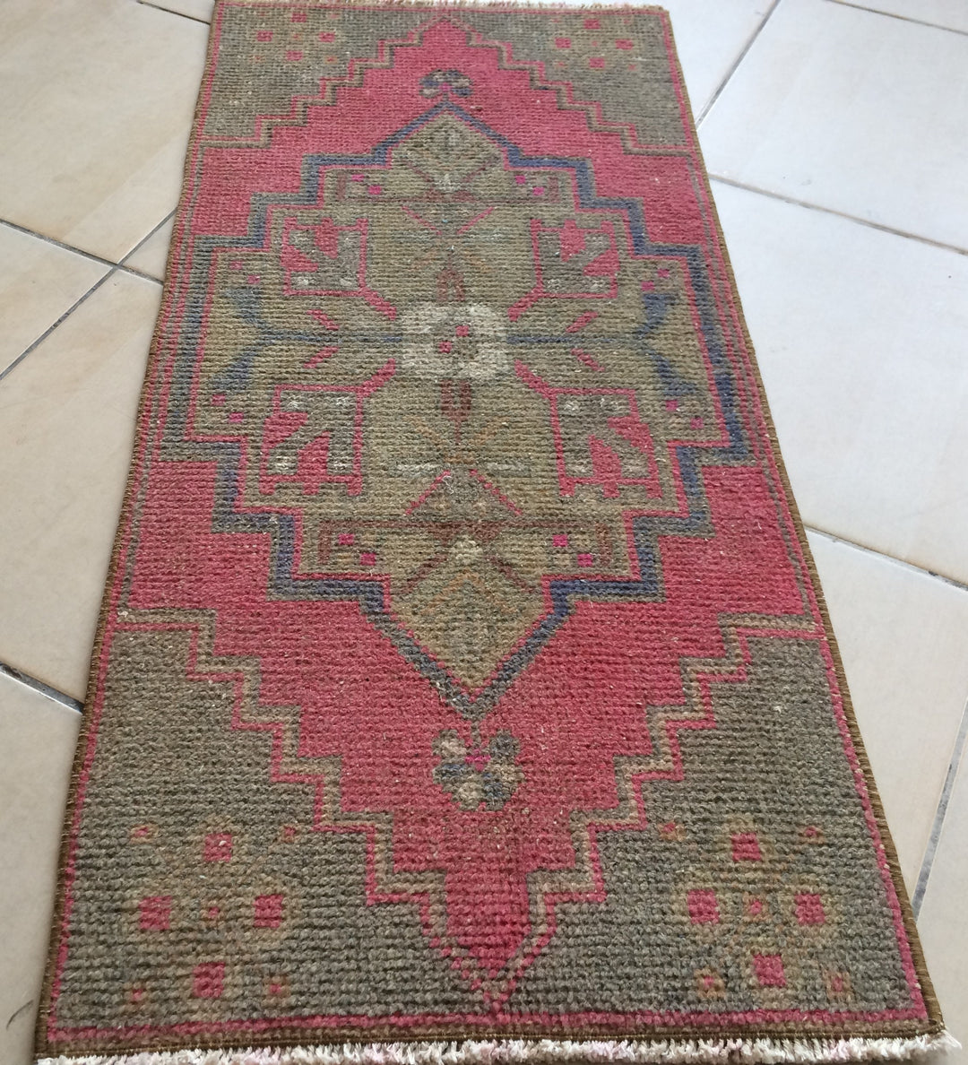 Turkish Oushak Rug Hand-Knotted