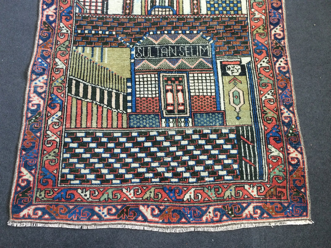 Turkish Oushak Rug 2'6" x 12'1" Hand-Knotted view