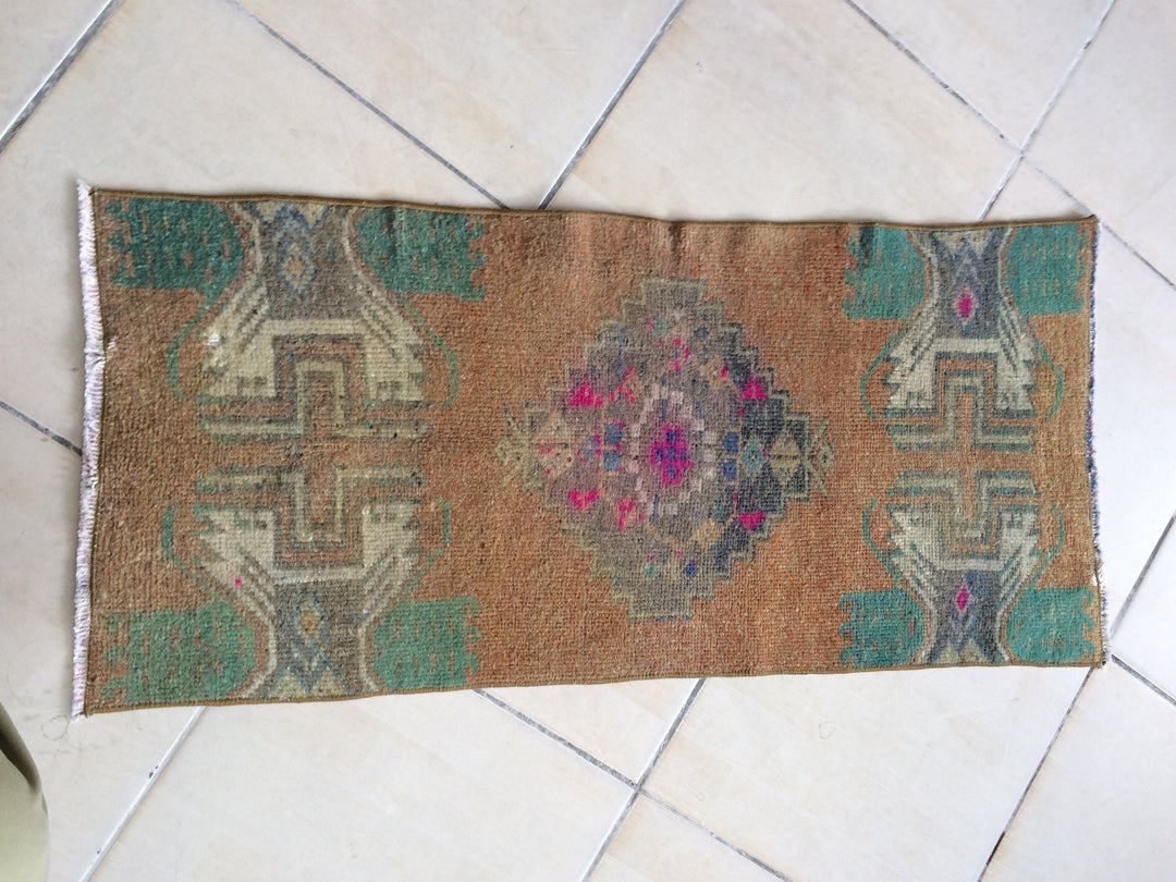 Turkish Oushak Rug 2'6" x 8'0" Hand-Knotted