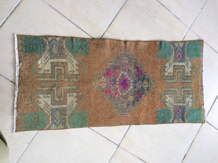 Turkish Oushak Rug 2'6" x 8'0" Hand-Knotted