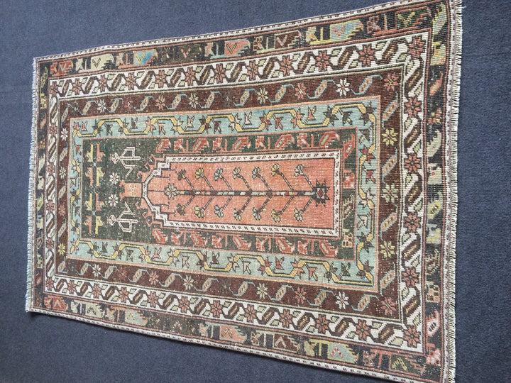 Turkish Oushak Rug 2'7" x 8'1" Hand-Knotted view
